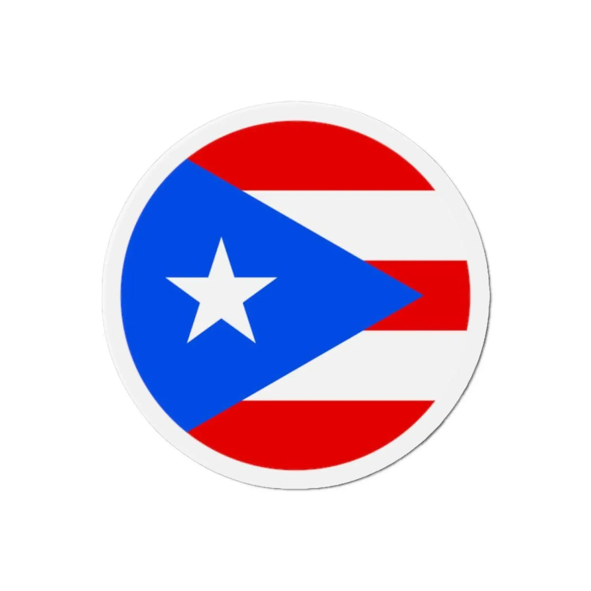 Aimant rond drapeau porto rico en plusieurs tailles - pixelforma