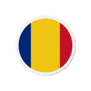 Aimant rond drapeau roumanie forme décorative magnétique