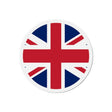 Aimant rond drapeau royaume-uni forme décorative magnétique