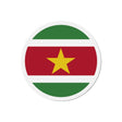 Aimant rond drapeau suriname forme ronde décoratif