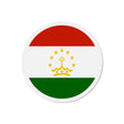 Aimant rond drapeau tadjikistan forme décorative magnétique