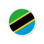 Aimant rond drapeau tanzanie forme décorative magnétique