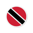Aimant rond drapeau trinité-et-tobago couleur décoratif