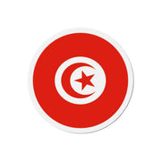Aimant rond drapeau tunisie forme décorative metal