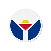 Aimant rond saint-martin drapeau forme décorative