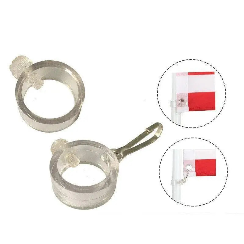 Anneau d’accessoires drapeau france pour installation facile
