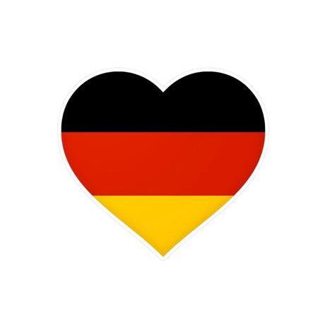 Autocollant allemagne forme cœur en pvc résistant