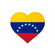 Autocollant cœur venezuela en pvc résistant personnalisé