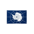 Autocollant drapeau antarctique pvc forme rectangle résistant
