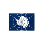 Autocollant drapeau antarctique pvc forme rectangle résistant