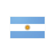 Autocollant drapeau argentine rectangle pvc résistant