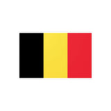 Autocollant drapeau belgique rectangle pvc résistant