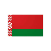 Autocollant drapeau biélorussie rectangle pvc résistant