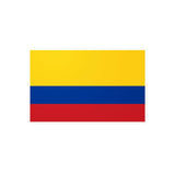 Autocollant drapeau colombie rectangle pvc résistant
