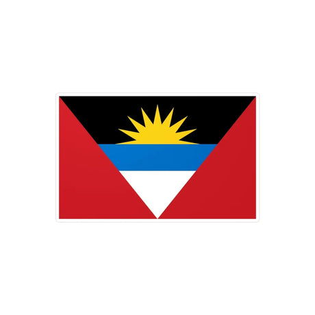 Autocollant Drapeau d'Antigua-et-Barbuda en plusieurs tailles - Pixelforma 