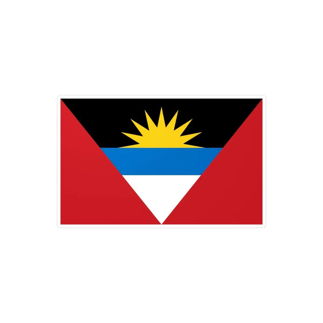 Autocollant Drapeau d'Antigua-et-Barbuda en plusieurs tailles - Pixelforma 