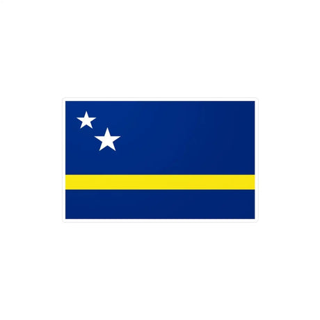 Autocollant Drapeau de Curaçao en plusieurs tailles - Pixelforma 