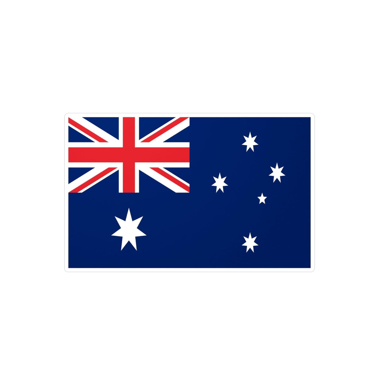 Autocollant Drapeau de l'Australie en plusieurs tailles - Pixelforma