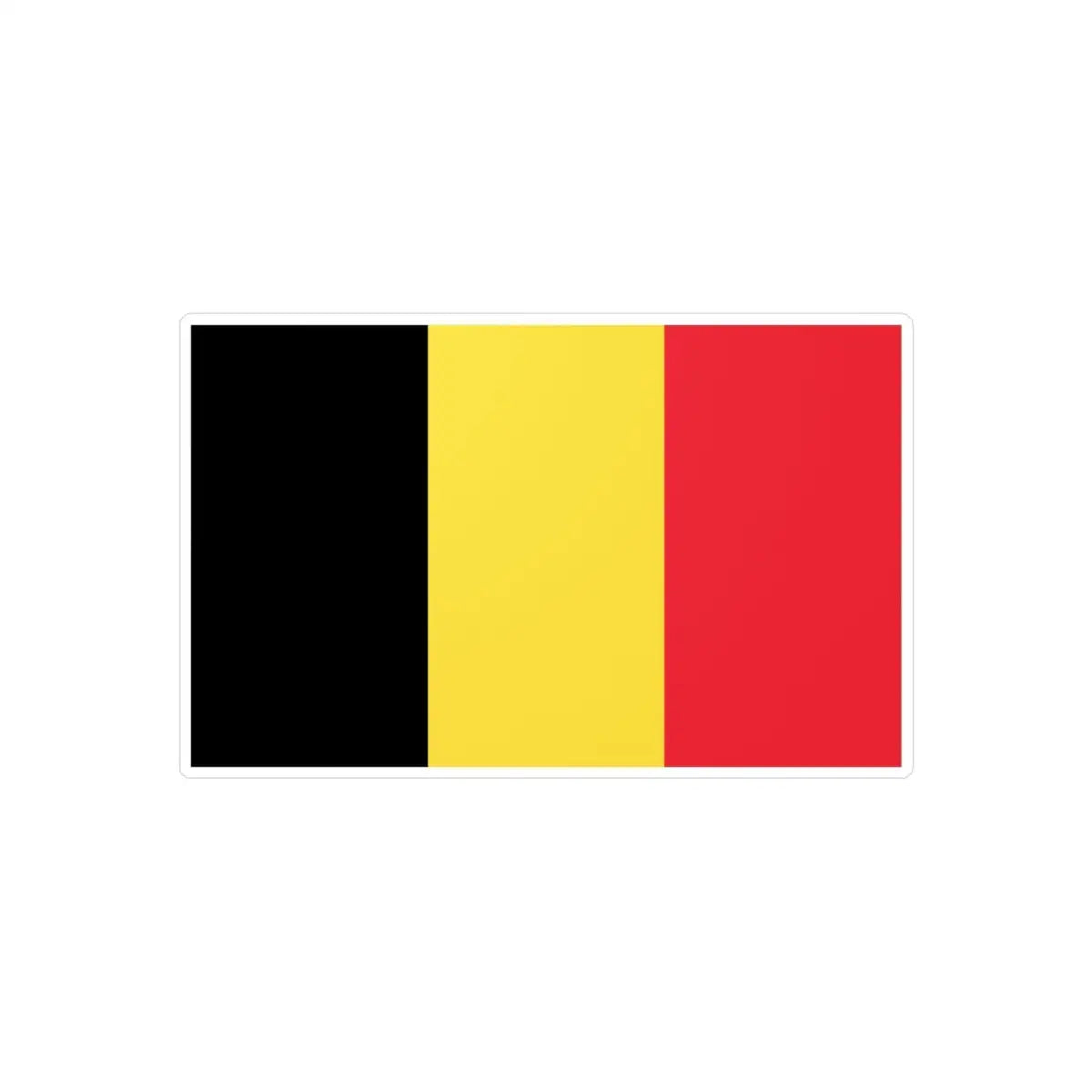 Autocollant Drapeau de la Belgique en plusieurs tailles - Pixelforma 