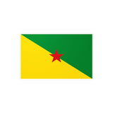 Autocollant Drapeau de la Guyane en plusieurs tailles - Pixelforma