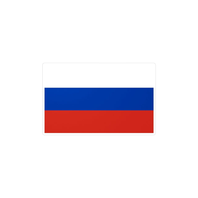 Autocollant Drapeau de la Russie en plusieurs tailles - Pixelforma