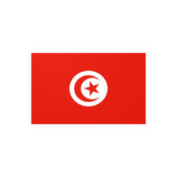 Autocollant Drapeau de la Tunisie en plusieurs tailles - Pixelforma