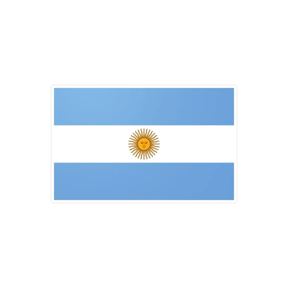 Autocollant Drapeau de l'Argentine en plusieurs tailles - Pixelforma 