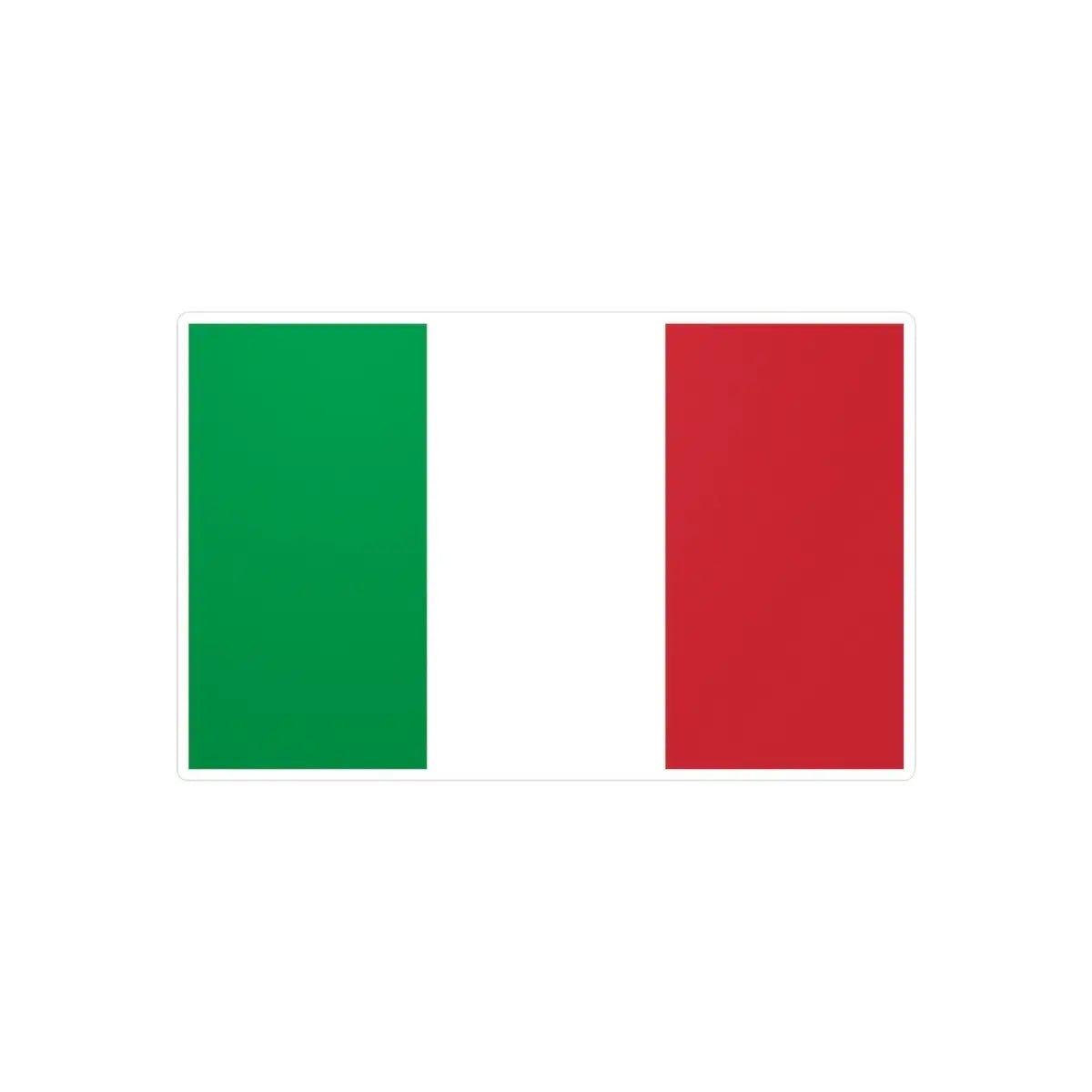 Autocollant Drapeau de l'Italie en plusieurs tailles - Pixelforma 