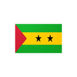 Autocollant Drapeau de Sao Tomé-et-Principe en plusieurs tailles - Pixelforma 