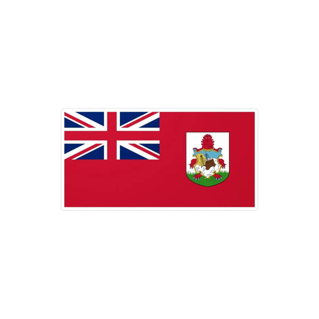 Autocollant Drapeau des Bermudes en plusieurs tailles - Pixelforma 