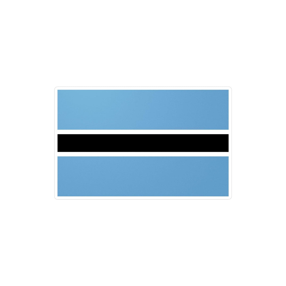 Autocollant Drapeau du Botswana en plusieurs tailles - Pixelforma