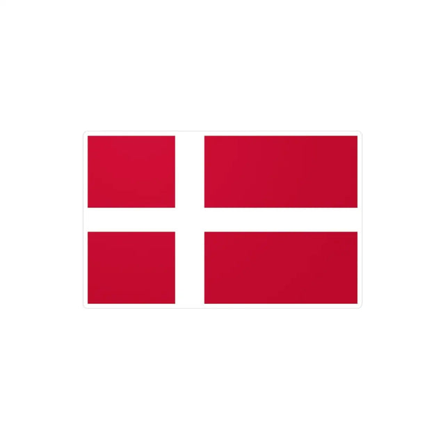 Autocollant Drapeau du Danemark en plusieurs tailles - Pixelforma 