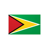 Autocollant Drapeau du Guyana en plusieurs tailles - Pixelforma