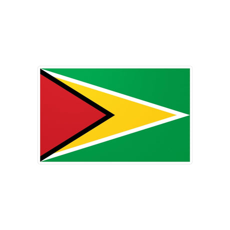 Autocollant Drapeau du Guyana en plusieurs tailles - Pixelforma