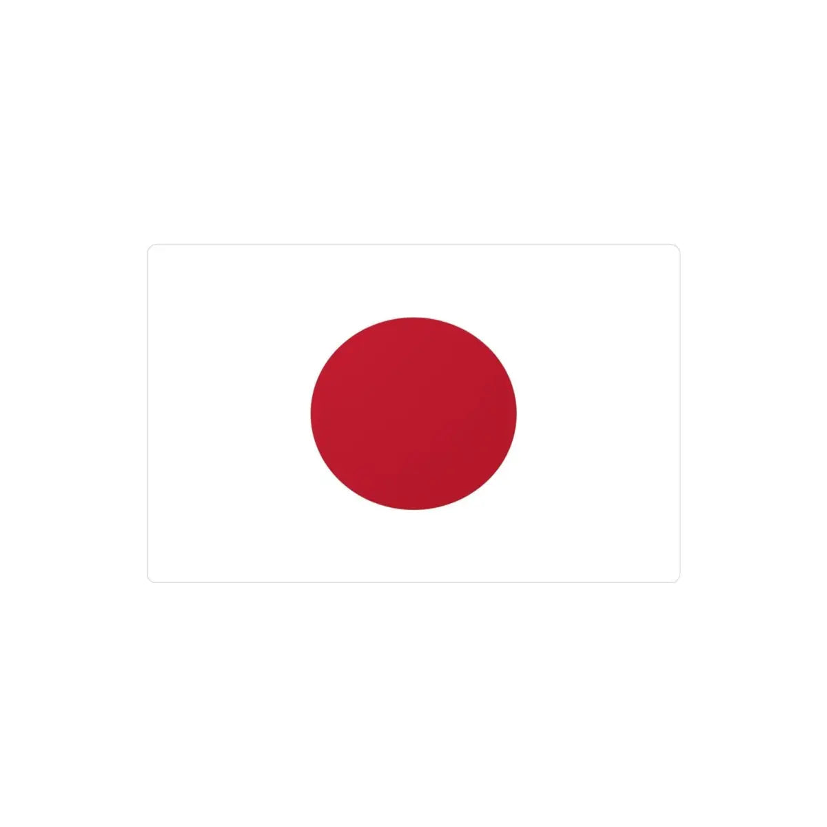 Autocollant Drapeau du Japon en plusieurs tailles - Pixelforma 