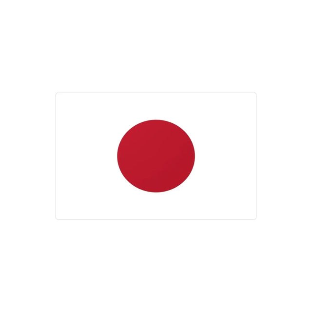 Autocollant Drapeau du Japon en plusieurs tailles - Pixelforma 