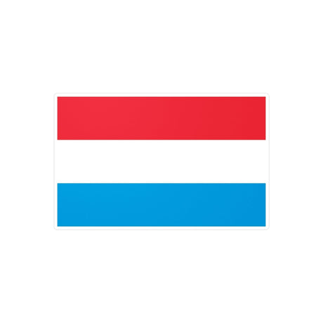 Autocollant Drapeau du Luxembourg en plusieurs tailles - Pixelforma