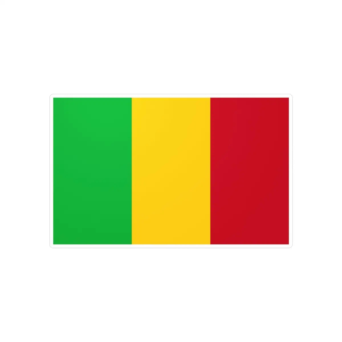 Autocollant Drapeau du Mali en plusieurs tailles - Pixelforma 