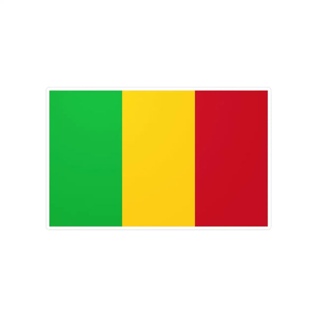 Autocollant Drapeau du Mali en plusieurs tailles - Pixelforma 