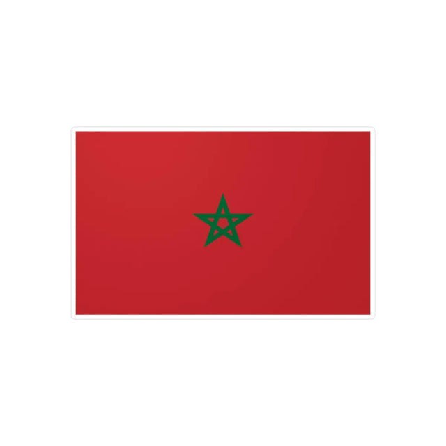 Autocollant Drapeau du Maroc en plusieurs tailles - Pixelforma 