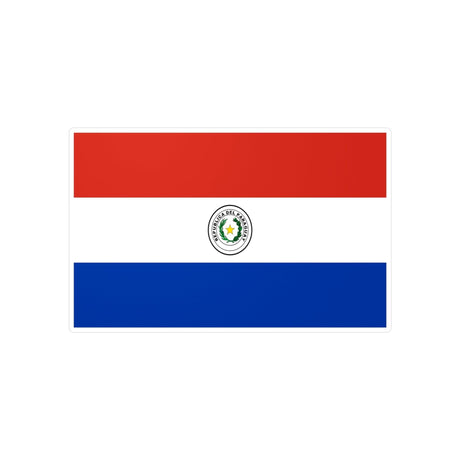 Autocollant Drapeau du Paraguay en plusieurs tailles - Pixelforma