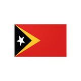 Autocollant Drapeau du Timor oriental en plusieurs tailles - Pixelforma