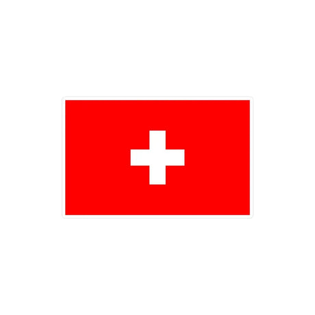 Autocollant Drapeau et armoiries de la Suisse en plusieurs tailles - Pixelforma 