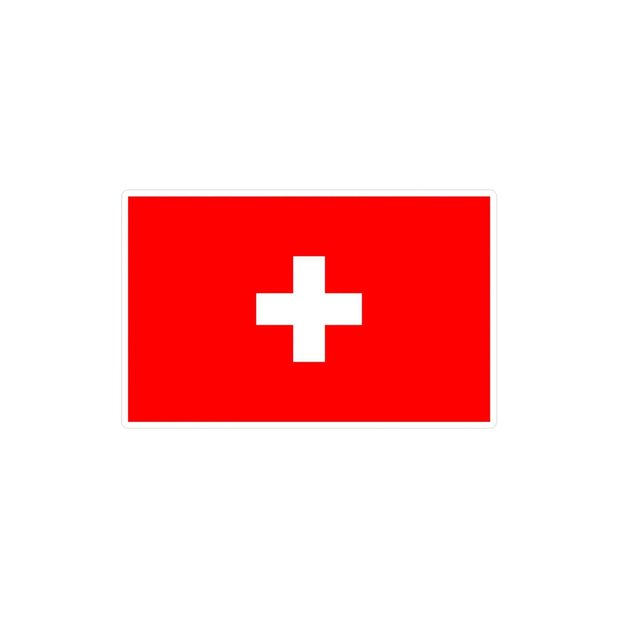 Autocollant Drapeau et armoiries de la Suisse en plusieurs tailles - Pixelforma