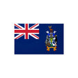 Autocollant drapeau géorgie du sud rectangle résistant