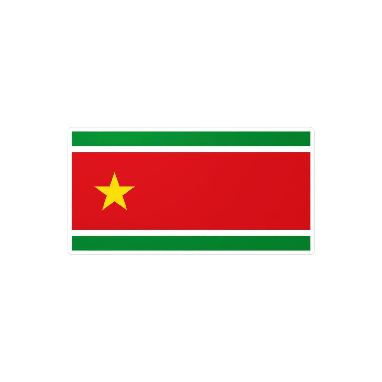 Autocollant drapeau guadeloupe rectangle pvc résistant