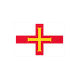 Autocollant drapeau guernesey rectangle pvc résistant