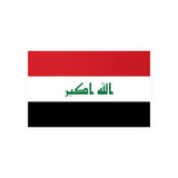 Autocollant drapeau irak rectangle pvc résistant décoratif