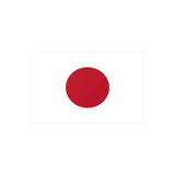 Autocollant drapeau japon forme rectangle en pvc résistant
