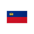 Autocollant drapeau liechtenstein rectangle pvc résistant
